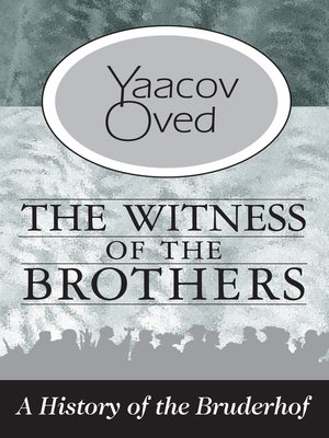 cover image of The Witness of the Brothers